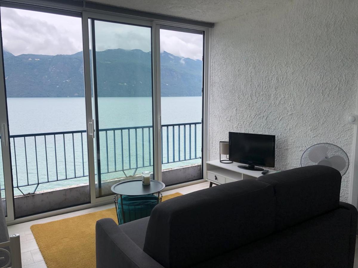 Le Lamartine, Vue Magnifique Face Au Lac Du Bourget Aix-les-Bains Exterior photo